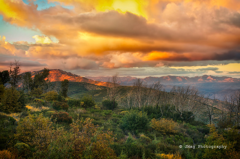 Sunset in the Mountains