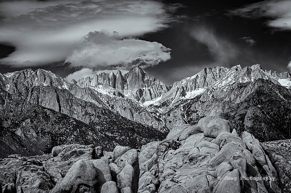 Mount Whitney and the Alabama Hills