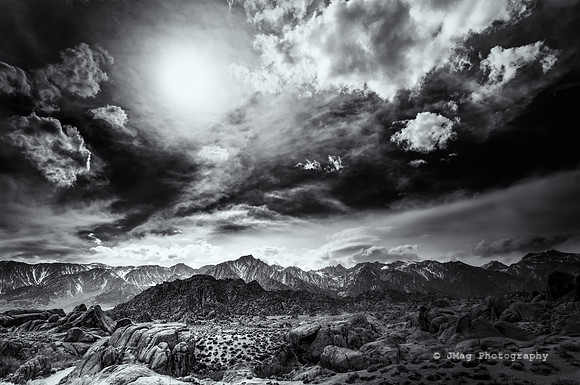 Storm in the Alabama Hills