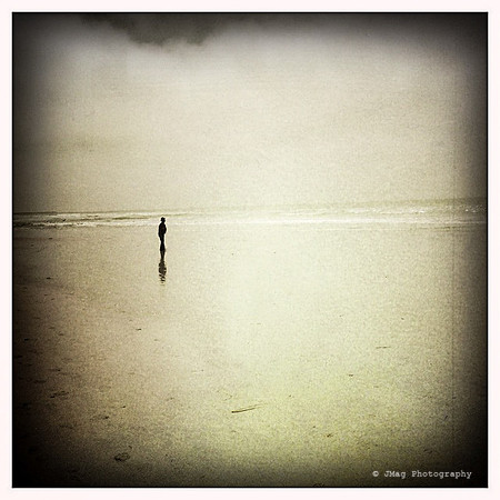 March 24, 2013 - Man with hat on the beach