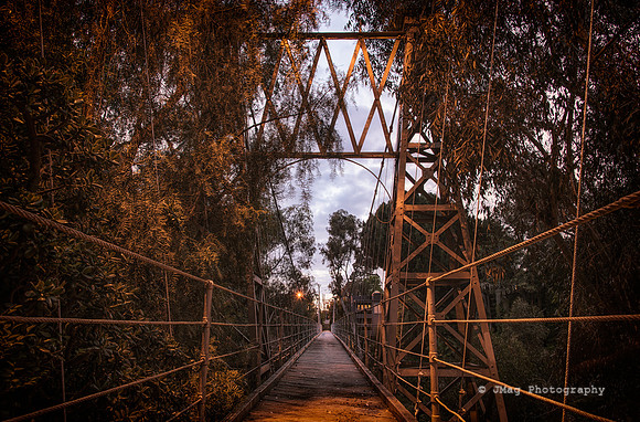 May 8, 2013 - Spruce street suspension bridge_