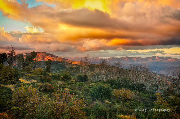 Sunset in the Mountains